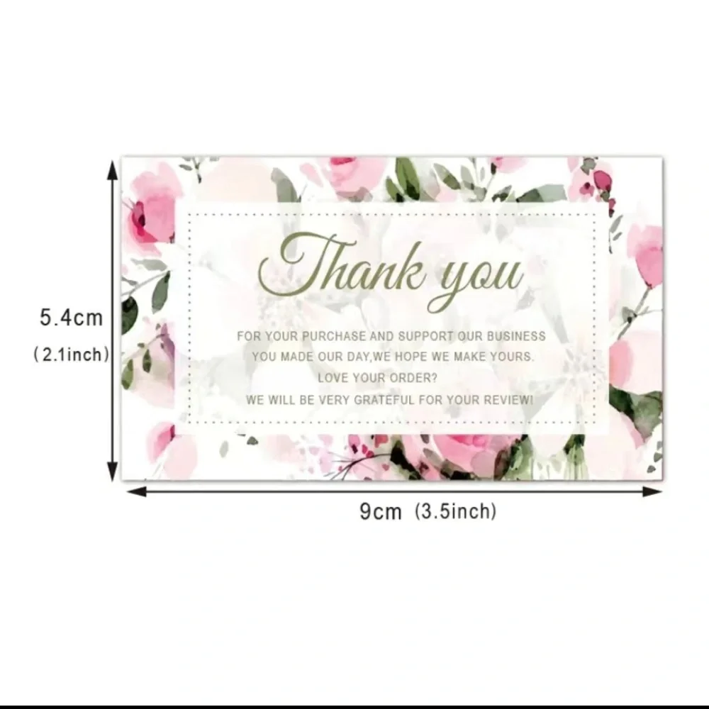 50‎ thank you cards